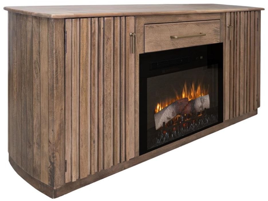 Mezquite Fireplace Console