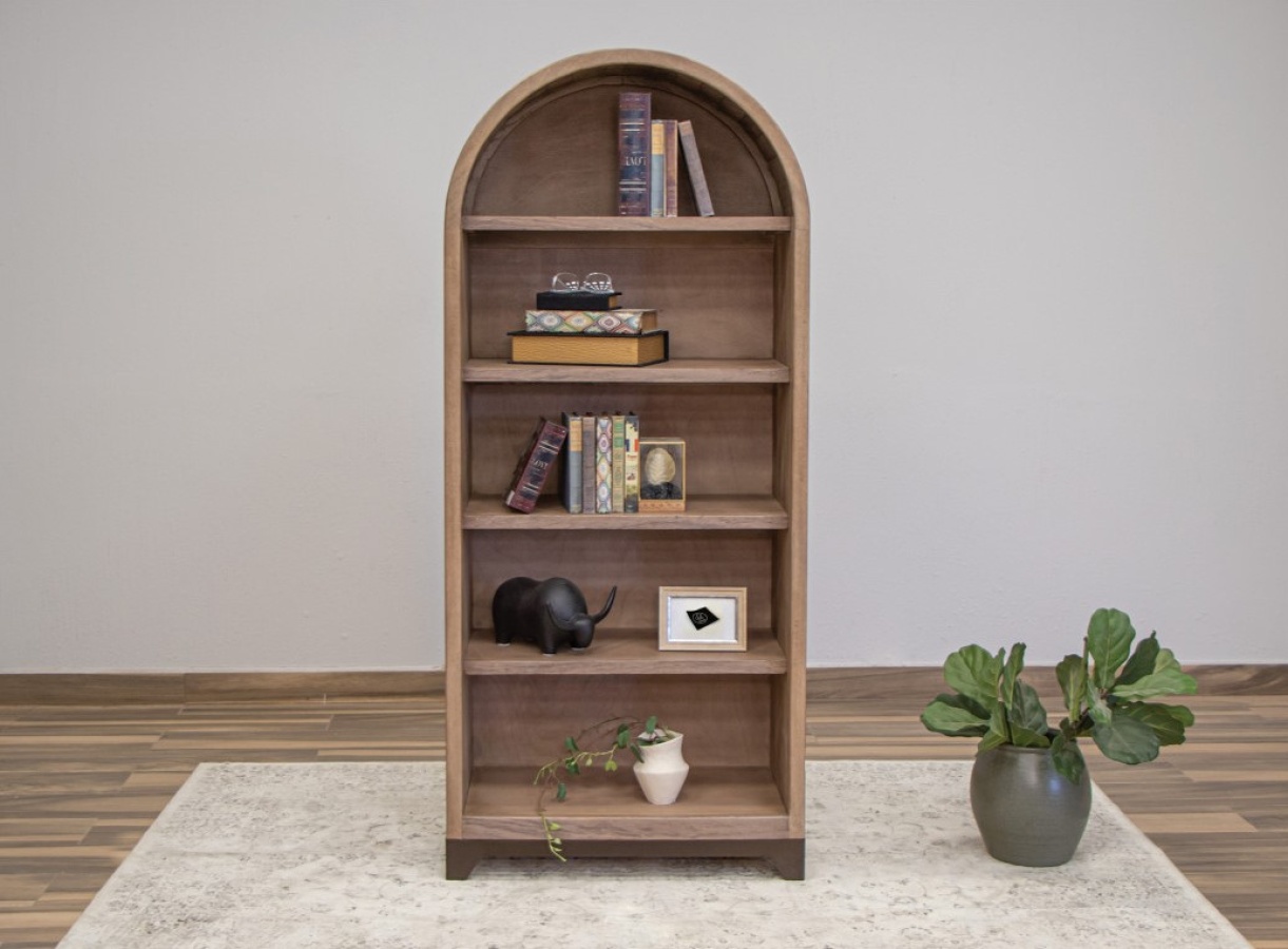 Natural Parota Bookcase