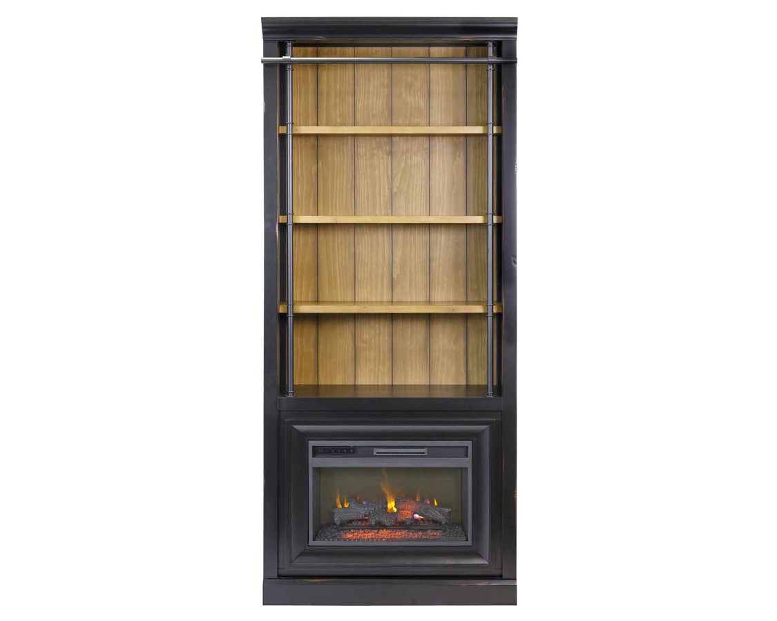 Toulouse 94" Fireplace Bookcase