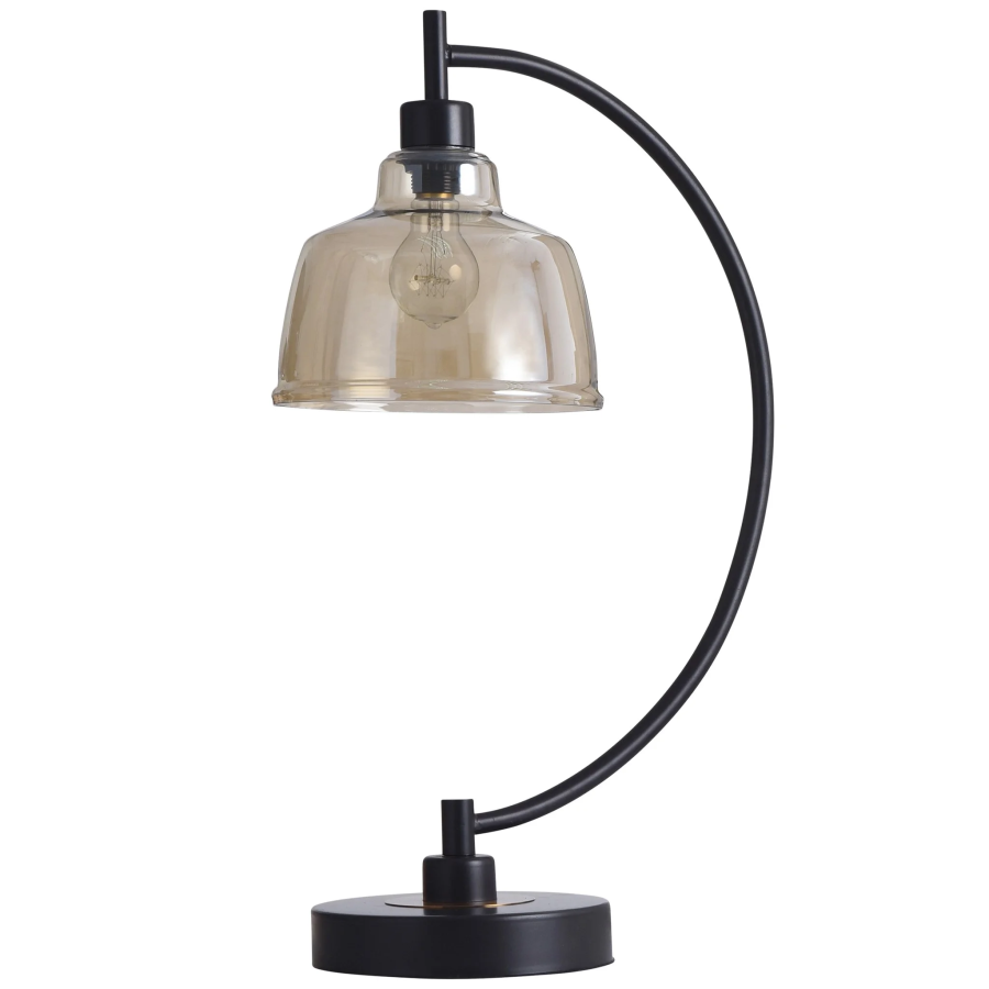 Black Water Table Lamp