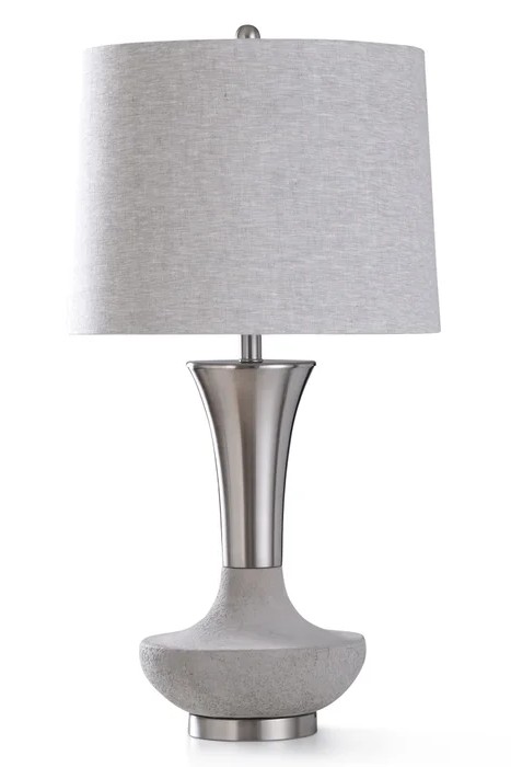 Dante Silver Table Lamp