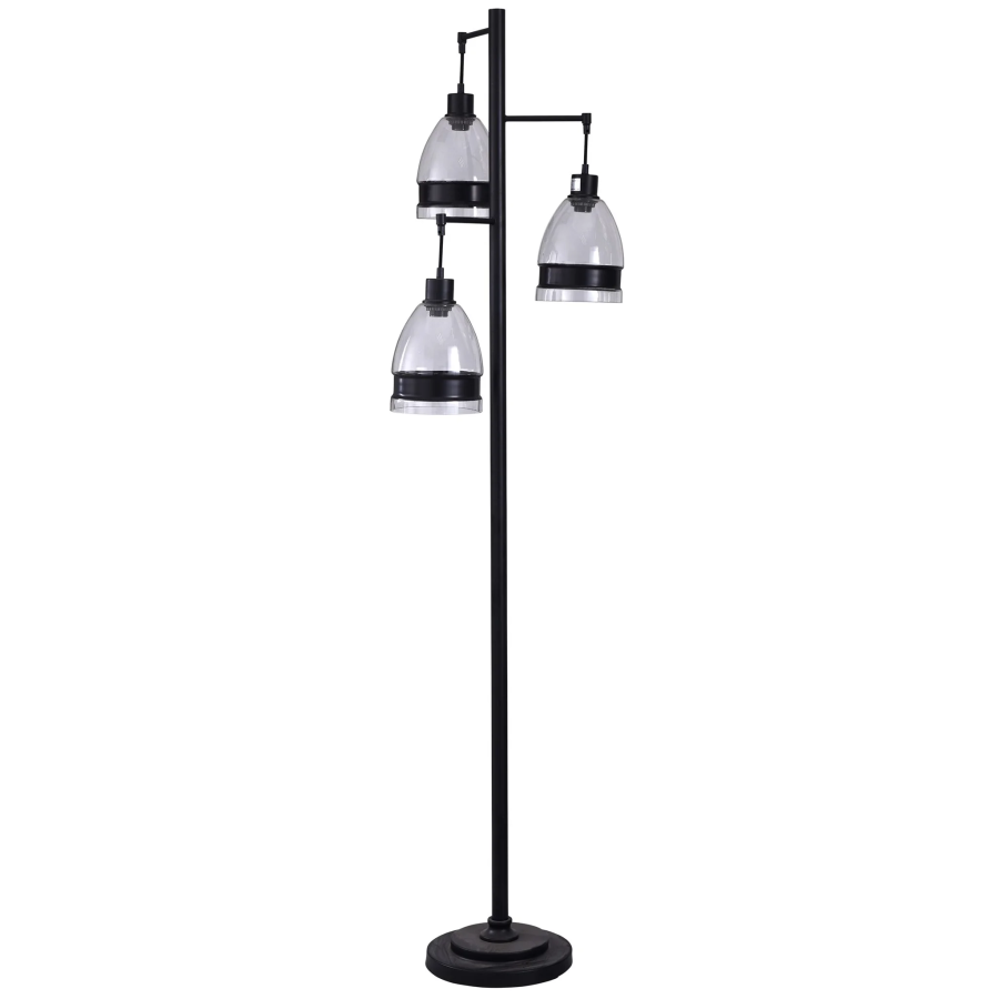 Painted Black Modern Floor Lamp