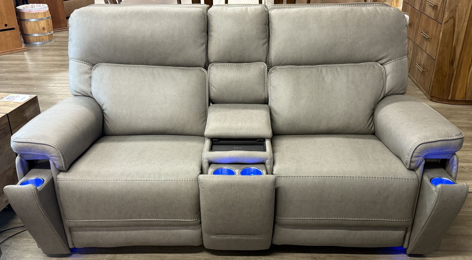 Jumbo Steel Home Theater Loveseat