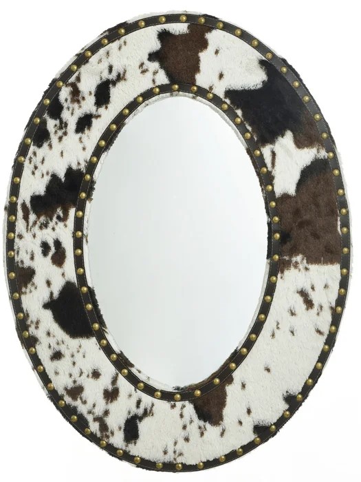 Cowhide Mirror