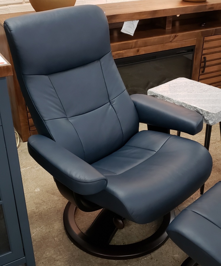 Nordic Pacific Chair with Ottoman | Old Cannery Furniture