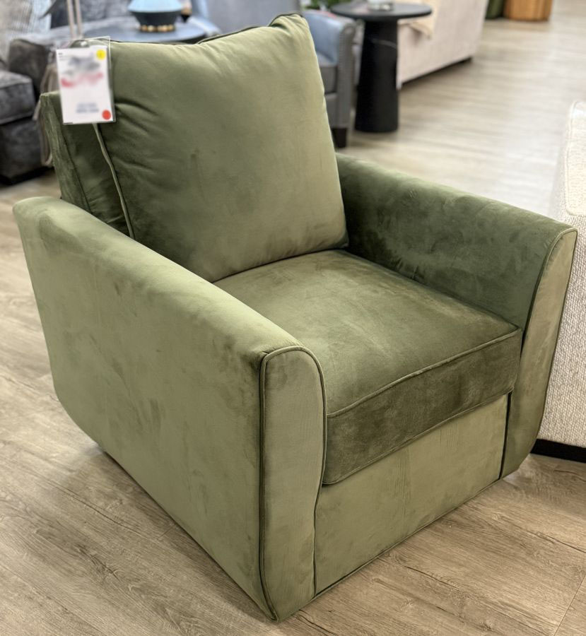 Surf Rider Steeple Army Green Swivel Chair