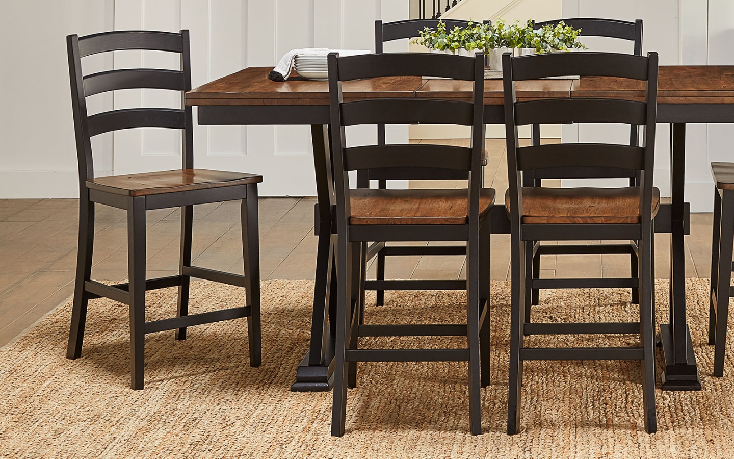 Stormy Ridge Ladderback Stool