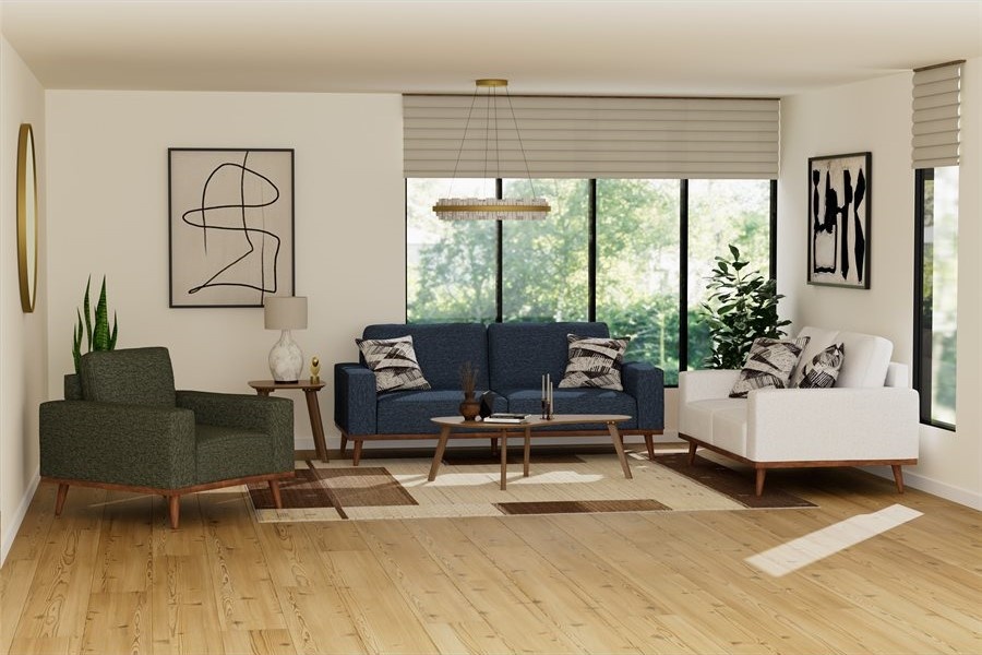 Heath Navy Sofa