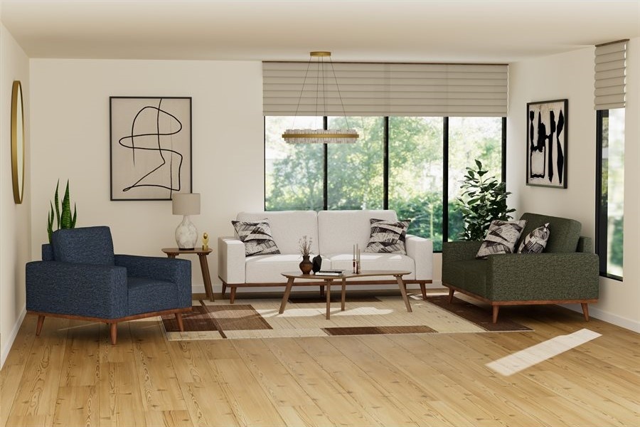 Heath White Sofa