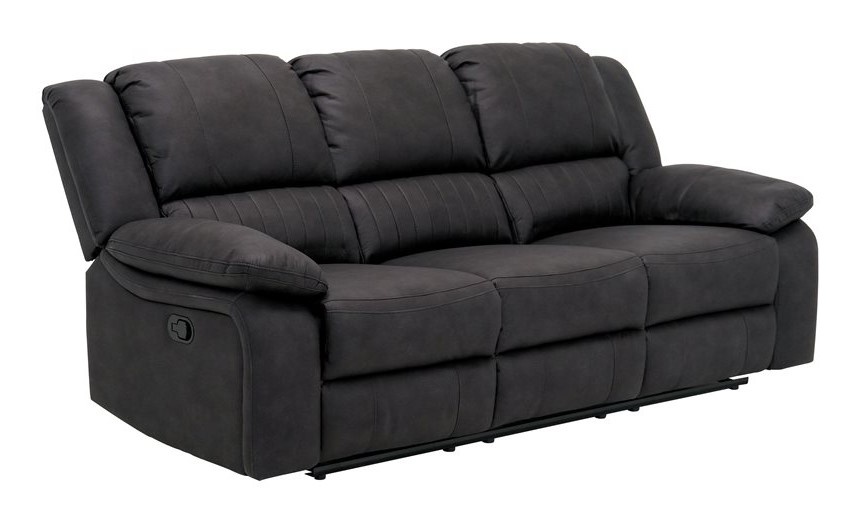Navaro Black Reclining Sofa