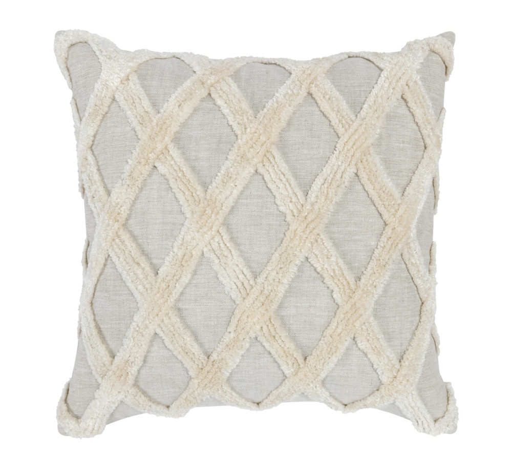 Ellett Natural/Ivory Square Pillow
