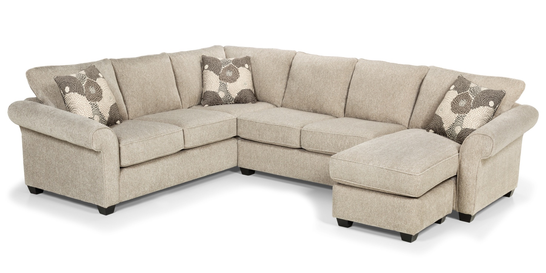 Customizable Stanton 464 2-piece sectional with chaise.