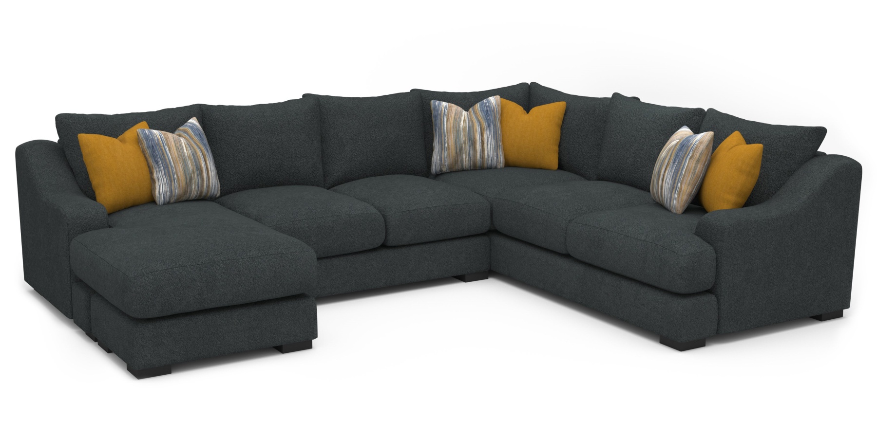 Customizable Stanton 536 2-piece sectional with chaise.