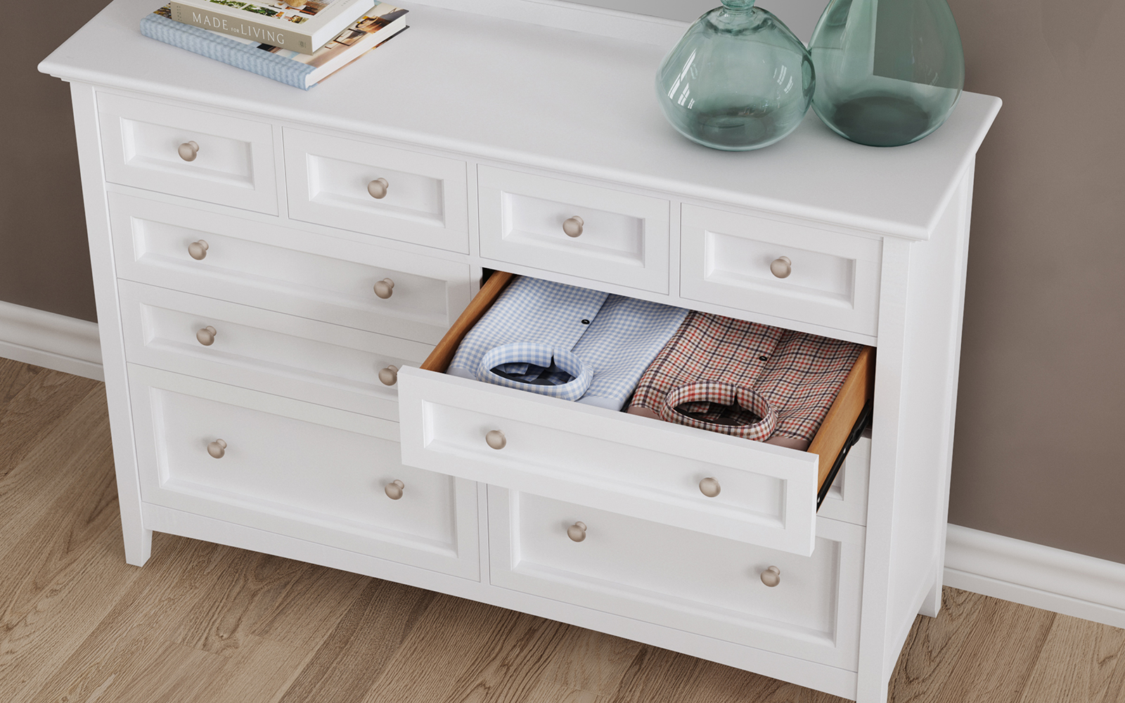 Westlake White Dresser