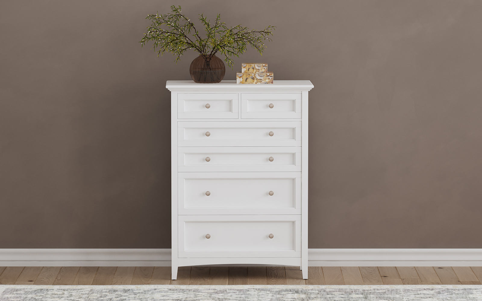 Westlake White Chest