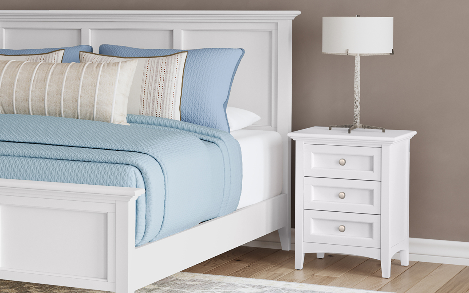 Westlake White Nightstand