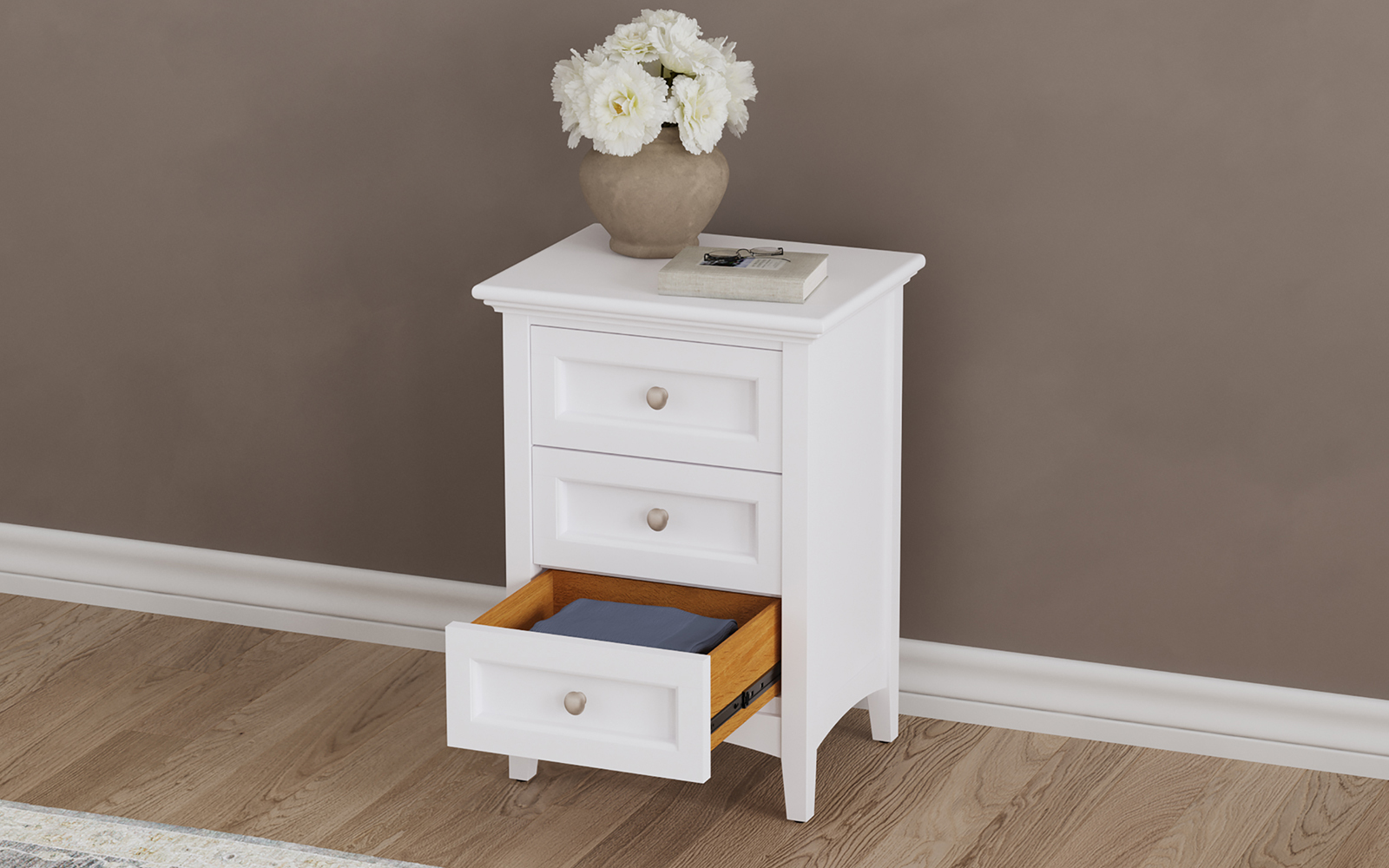 Westlake White Nightstand