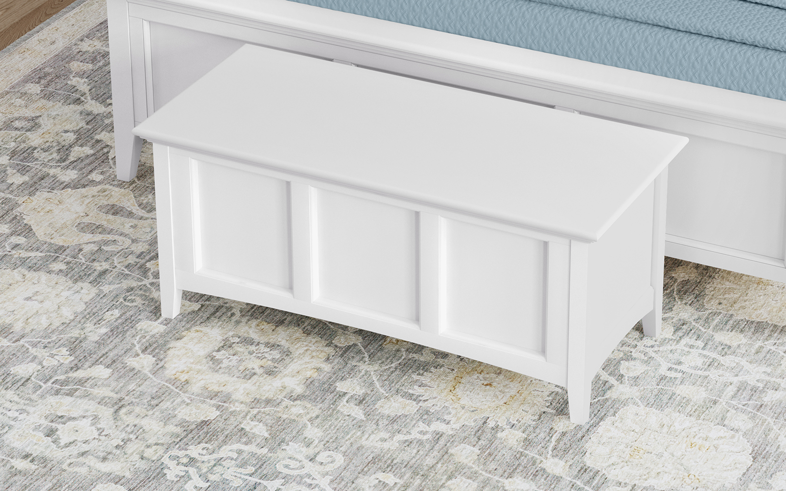 Westlake White Blanket Trunk