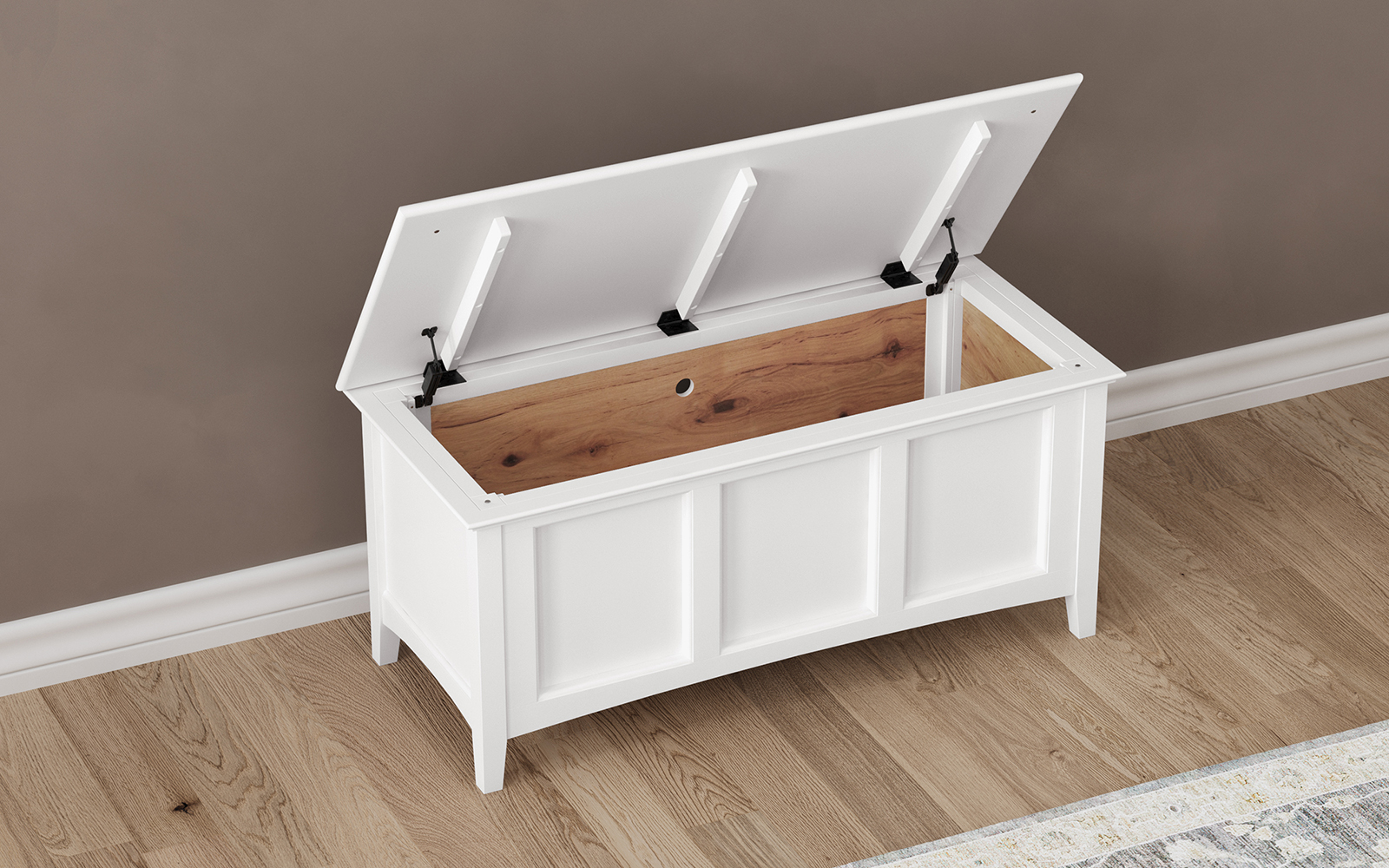 Westlake White Blanket Trunk