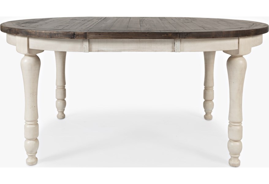 Madison County Round To Oval Dining Table